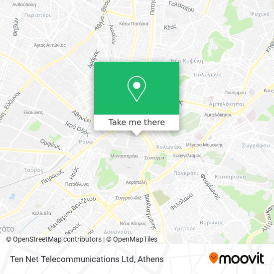 Ten Net Telecommunications Ltd map