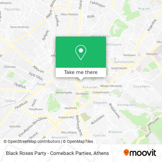 Black Roses Party - Comeback Parties map