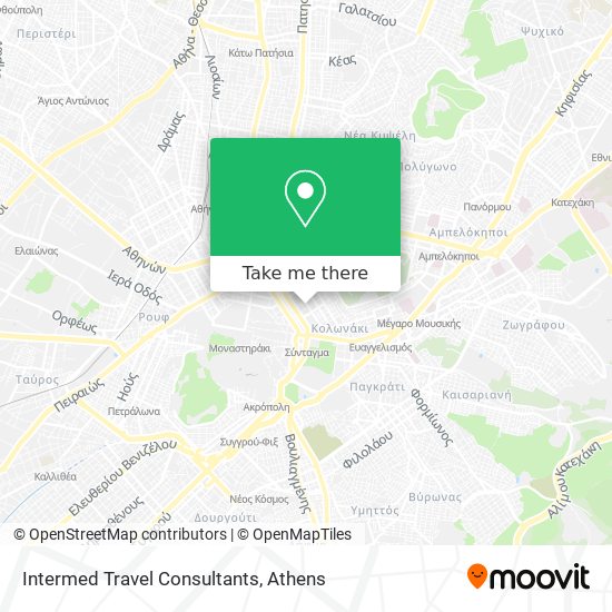 Intermed Travel Consultants map