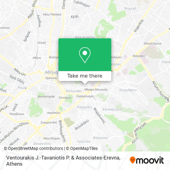 Ventourakis J.-Tavaniotis P. & Associates-Erevna map