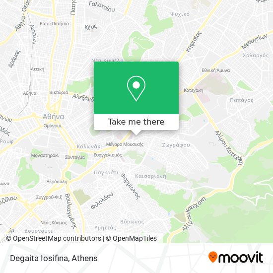 Degaita Iosifina map