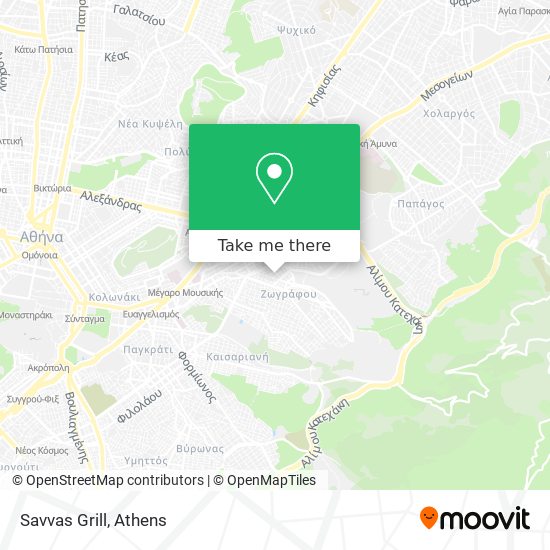 Savvas Grill map