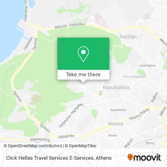 Click Hellas Travel Services E-Services map
