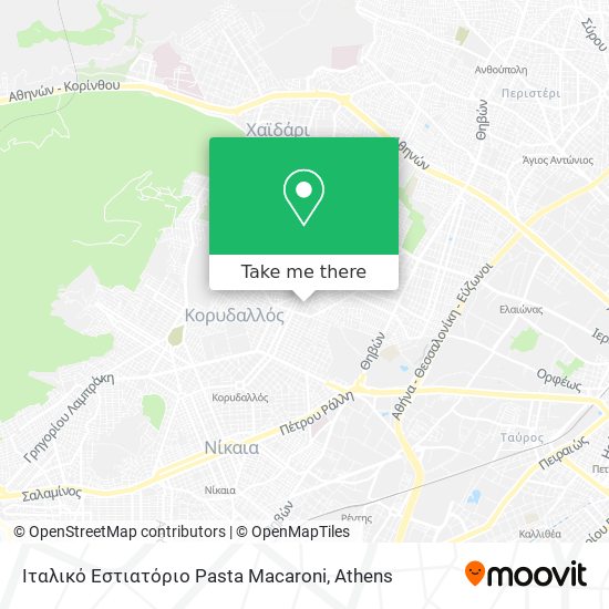 Ιταλικό Εστιατόριο Pasta Macaroni map