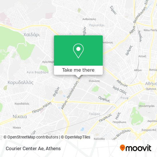 Courier Center Ae map