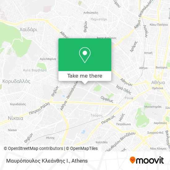 Μαυρόπουλος Κλεάνθης Ι. map