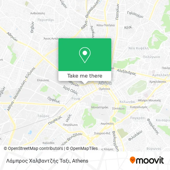 Λάμπρος Χαλβαντζής Ταξι map