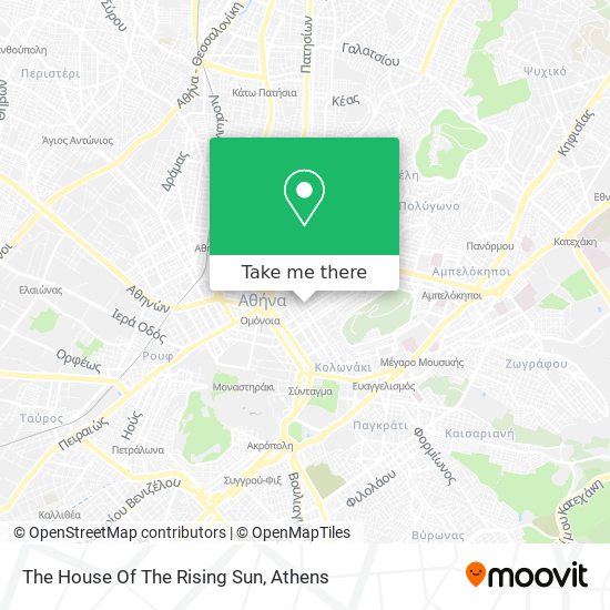 The House Of The Rising Sun map