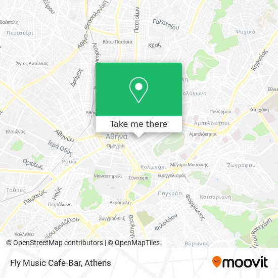 Fly Music Cafe-Bar map