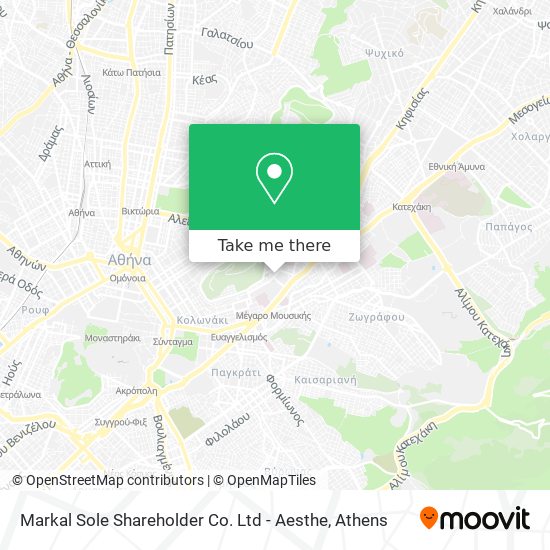 Markal Sole Shareholder Co. Ltd - Aesthe map
