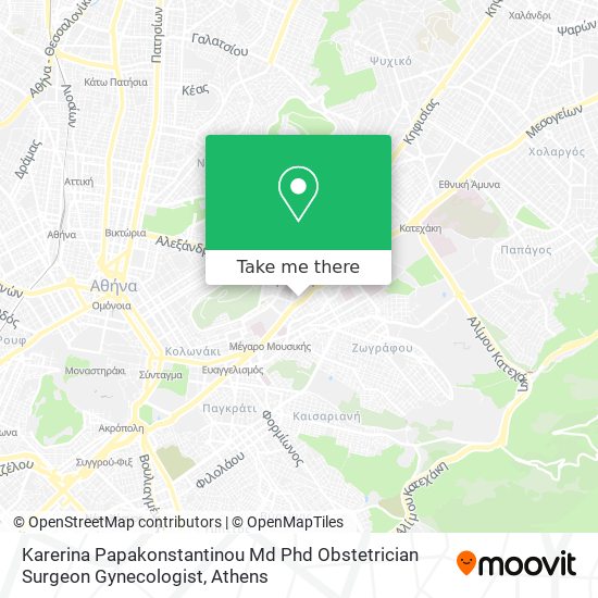 Karerina Papakonstantinou Md Phd Obstetrician Surgeon Gynecologist map