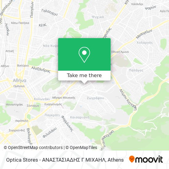 Optica Stores - ΑΝΑΣΤΑΣΙΑΔΗΣ Γ ΜΙΧΑΗΛ map