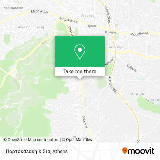 Πορτοκαλακη & Σια map