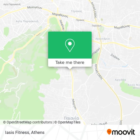 Iasis Fitness map