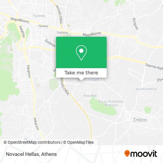 Novacel Hellas map