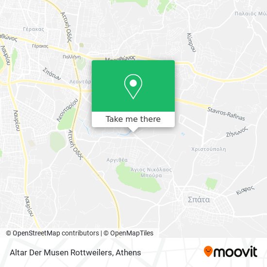 Altar Der Musen Rottweilers map