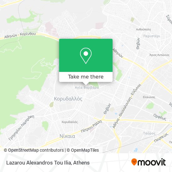 Lazarou Alexandros Tou Ilia map
