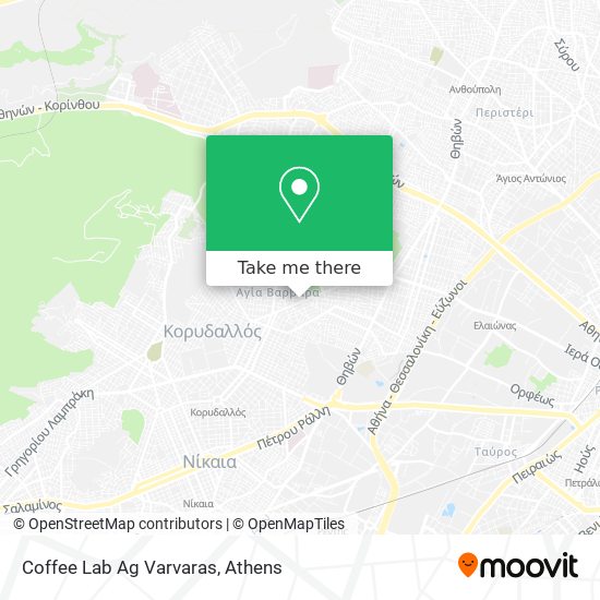 Coffee Lab Ag Varvaras map