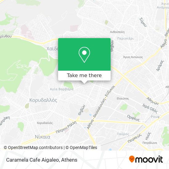 Caramela Cafe Aigaleo map