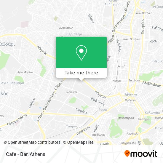 Cafe - Bar map