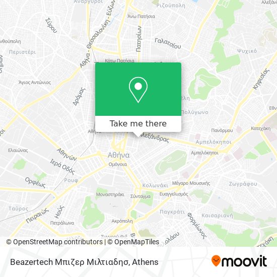 Beazertech Μπιζερ Μιλτιαδησ map