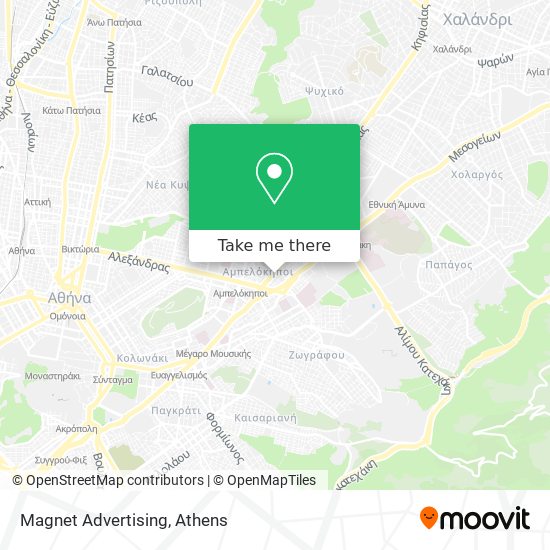 Magnet Advertising map