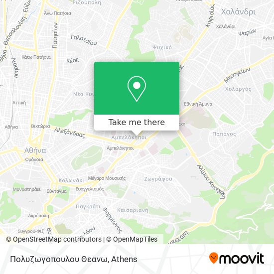 Πολυζωγοπουλου Θεανω map