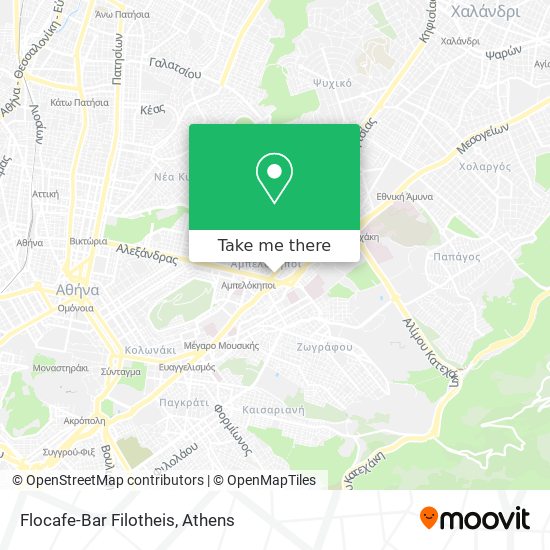 Flocafe-Bar Filotheis map
