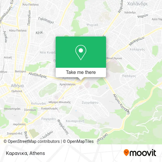 Καρανικα map