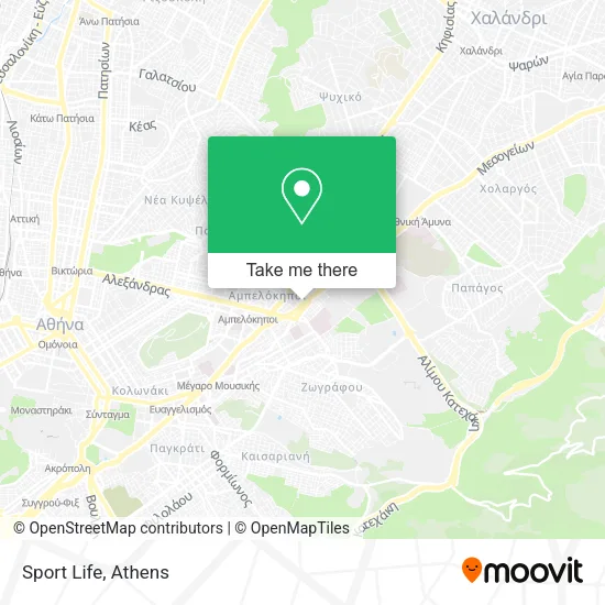 Sport Life map