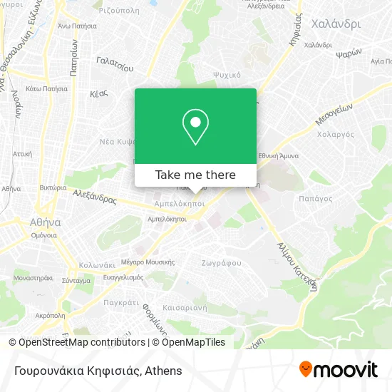Γουρουνάκια Κηφισιάς map