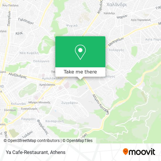 Ya Cafe-Restaurant map