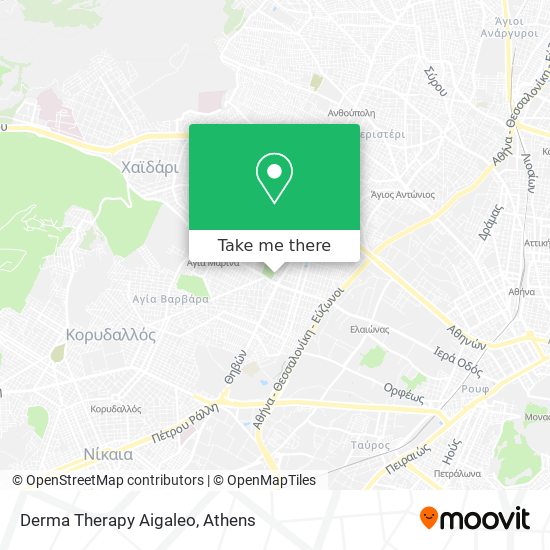 Derma Therapy Aigaleo map