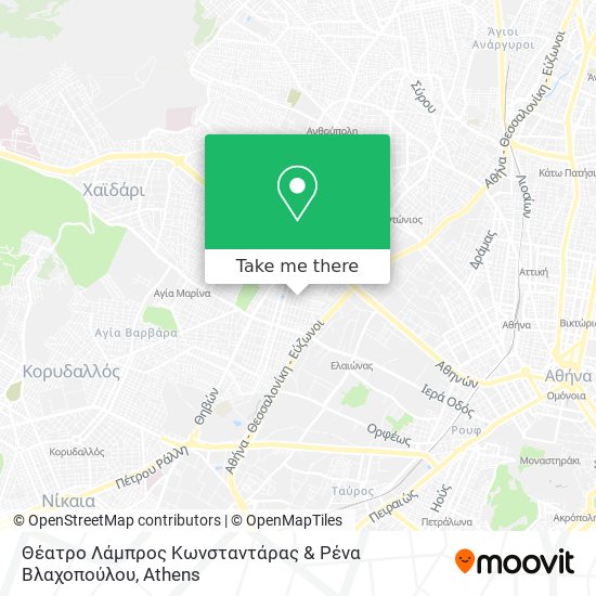 Θέατρο Λάμπρος Κωνσταντάρας & Ρένα Βλαχοπούλου map