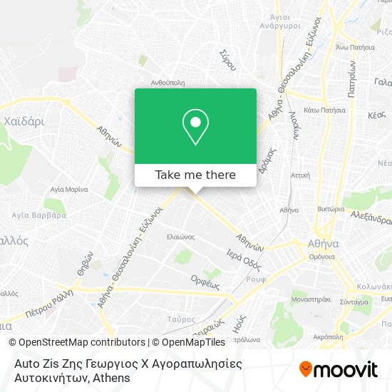 Auto Zis Ζης Γεωργιος Χ Αγοραπωλησίες Αυτοκινήτων map