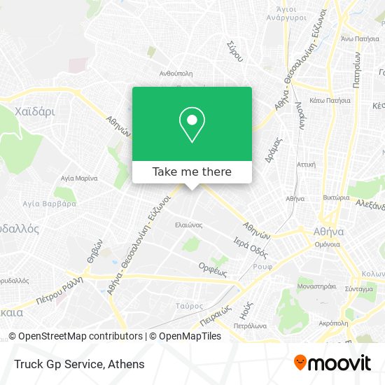 Truck Gp Service map