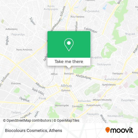 Biocolours Cosmetics map