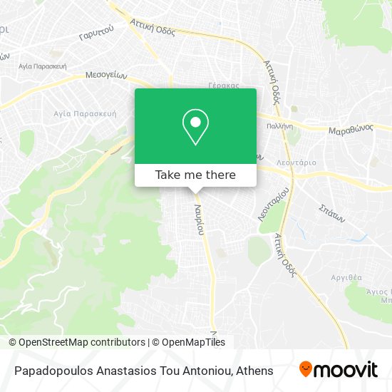 Papadopoulos Anastasios Tou Antoniou map