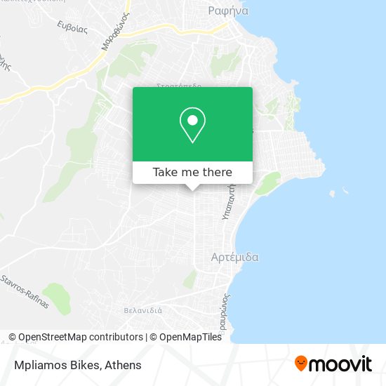 Mpliamos Bikes map