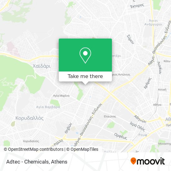 Adtec - Chemicals map