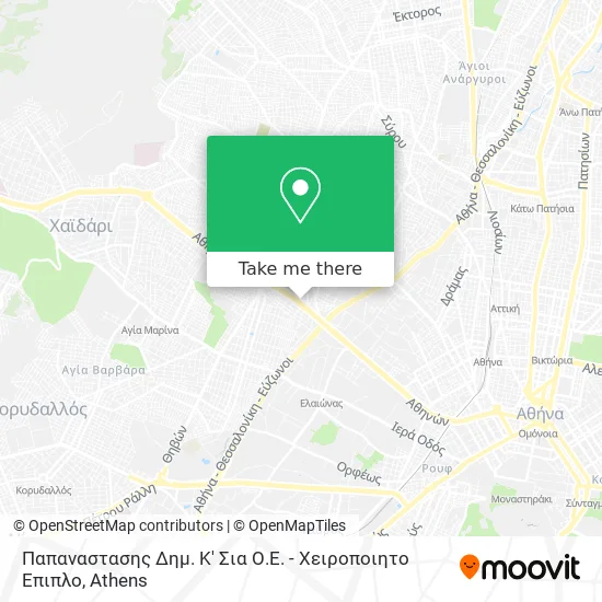 Παπαναστασης Δημ. Κ' Σια Ο.Ε. - Χειροποιητο Επιπλο map