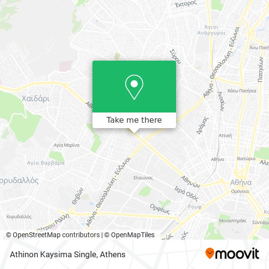 Athinon Kaysima Single map