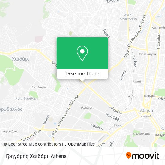 Γρηγόρης Χαιδάρι map