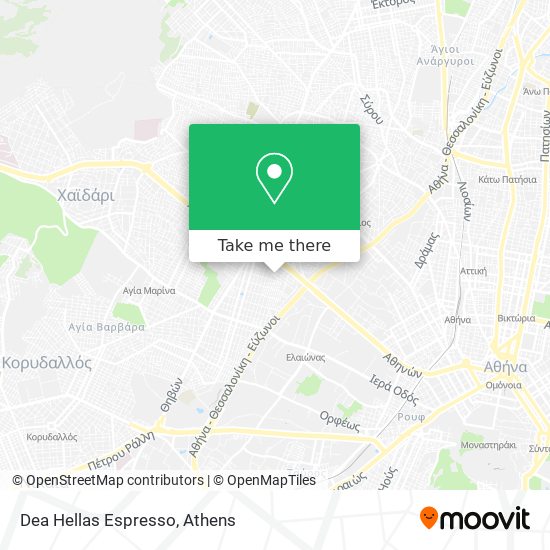 Dea Hellas Espresso map
