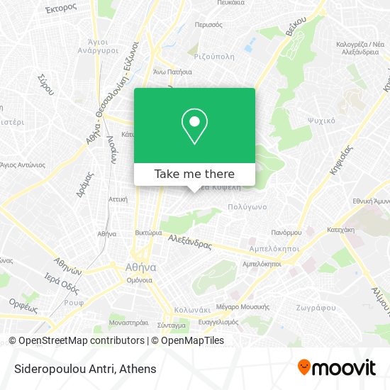 Sideropoulou Antri map