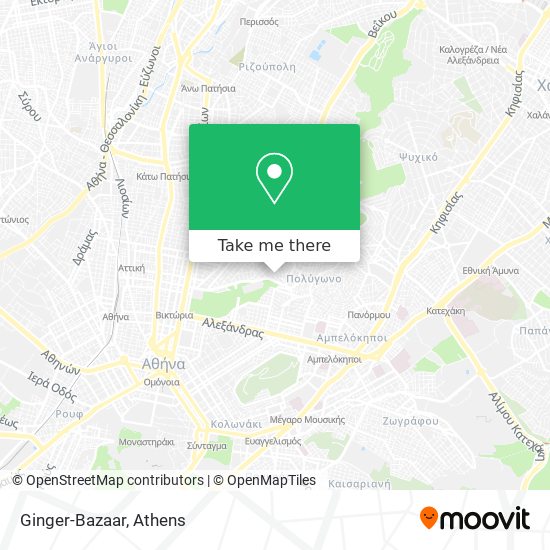 Ginger-Bazaar map