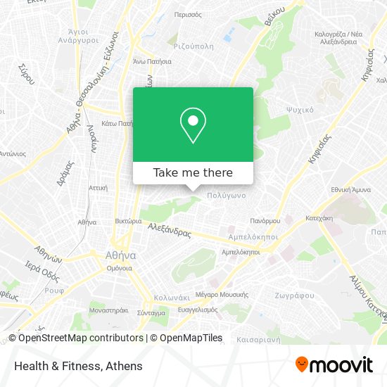 Health & Fitness map