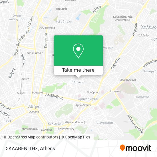 ΣΚΛΑΒΕΝΙΤΗΣ map