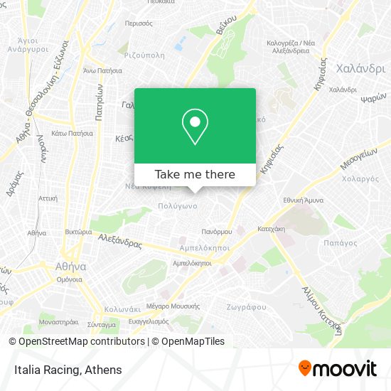 Italia Racing map
