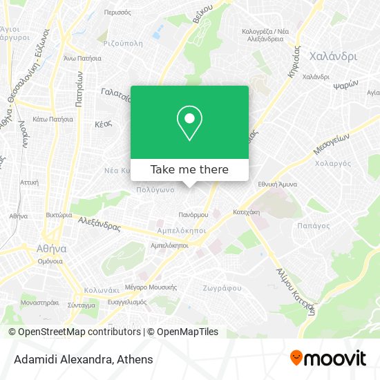 Adamidi Alexandra map